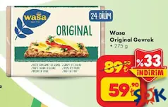 WASA ORİGİNAL GEVREK 275 G WASA ORİGİNAL GEVREK 275 G